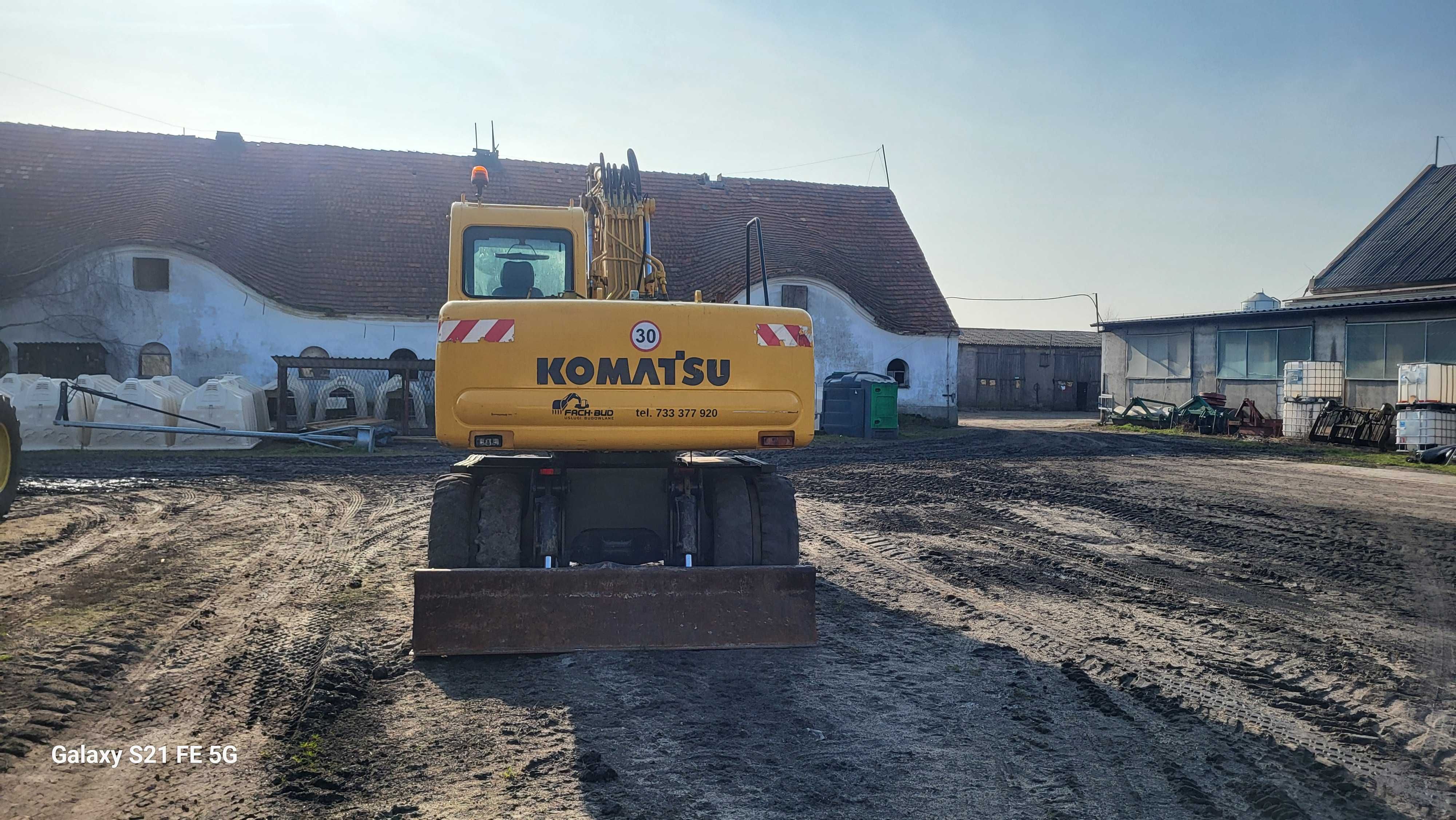 Koparka komatsu PW130