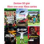 Zestaw 50 gier Na konsole Xbox one oraz Xbox series
