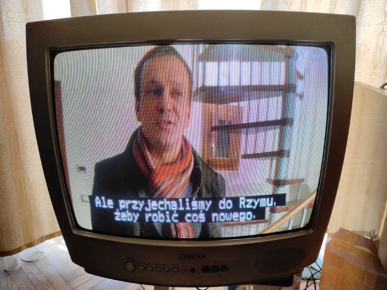 Telewizor Daewoo 20” + pilot + dekoder, sprawny