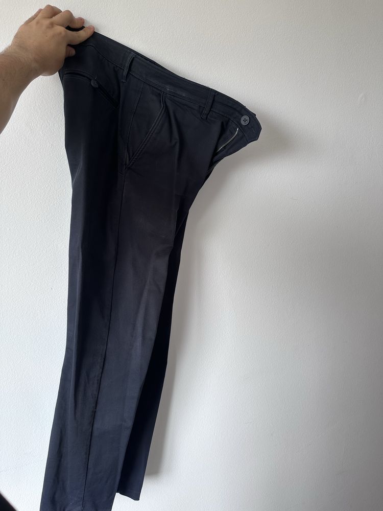 Calças chinos azul escuro Zara 38