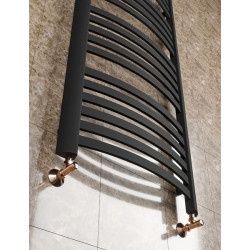 Рушникосушка сталева GLP 95см чорна, різні розміри