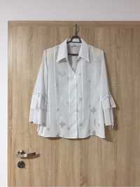 Biała bluzka koszula damska rozmiar 44 (XXL)