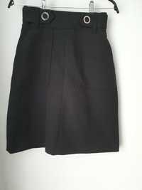 Spódnica H&M spódniczka trapez gruba wysoki stan retro 36