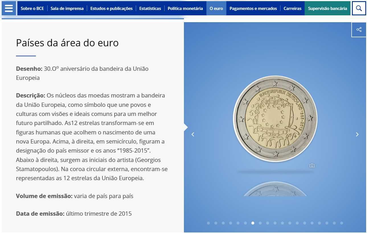 Moeda comemorativa 2 euros Alemanha (Países da área do euro) ano 2015