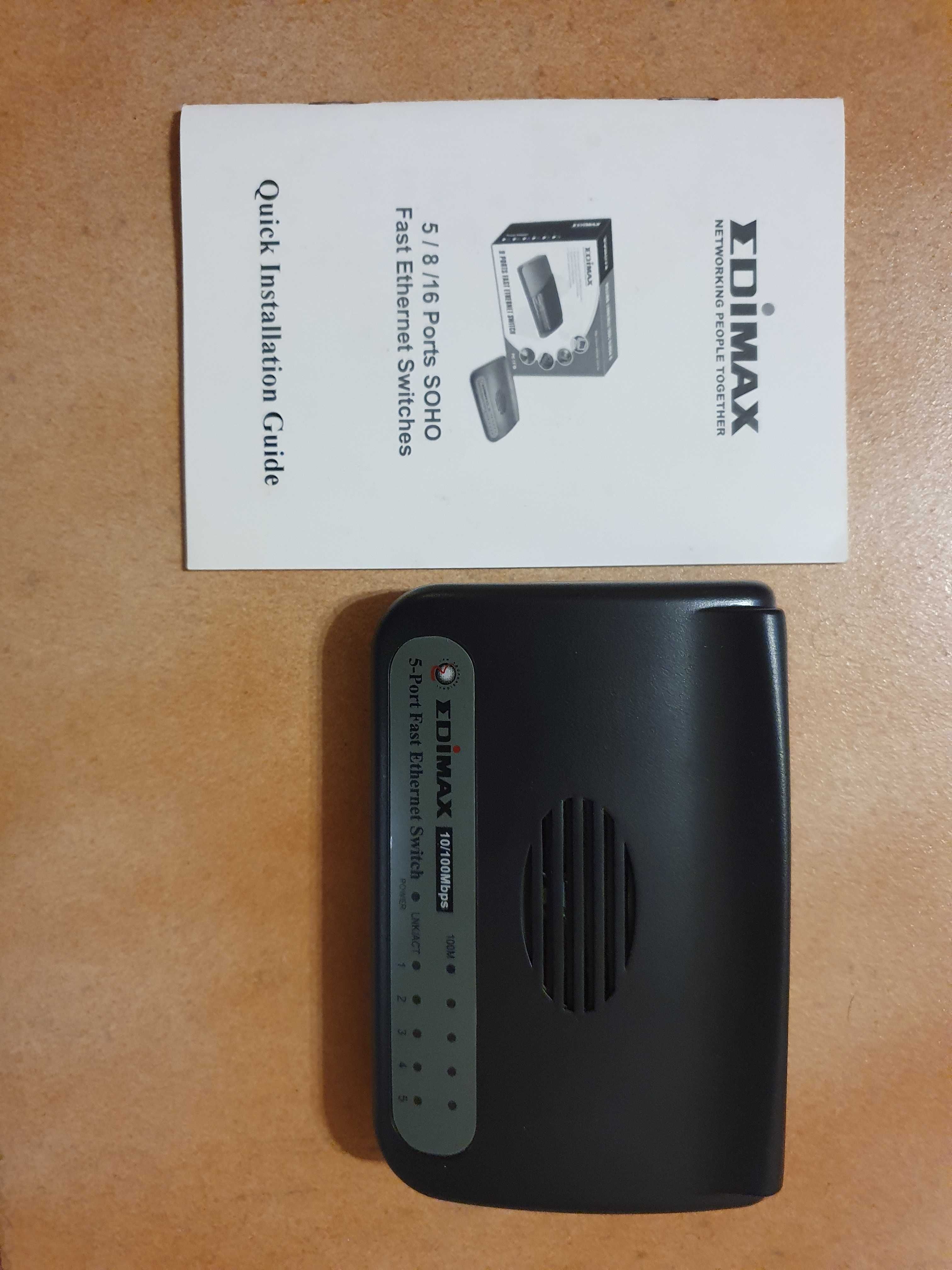 EDIMAX ruter i switch komplet