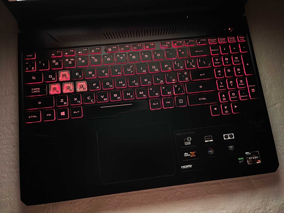 144" Hz/ Asus TUF Gaming FX505D /RYZEN 5"/ 16 RAM + GTX 1650 (4 ГБ)