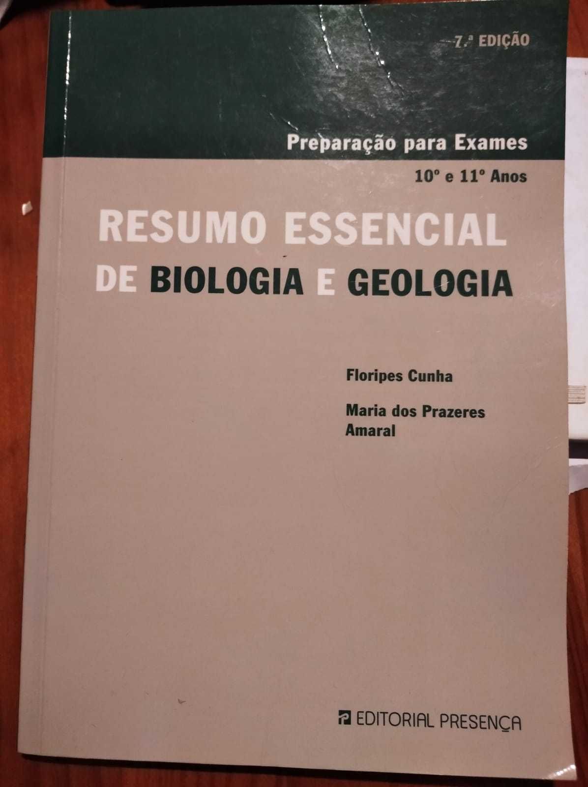 Livro preparação exames Biologia Geologia 10º e 11º anos