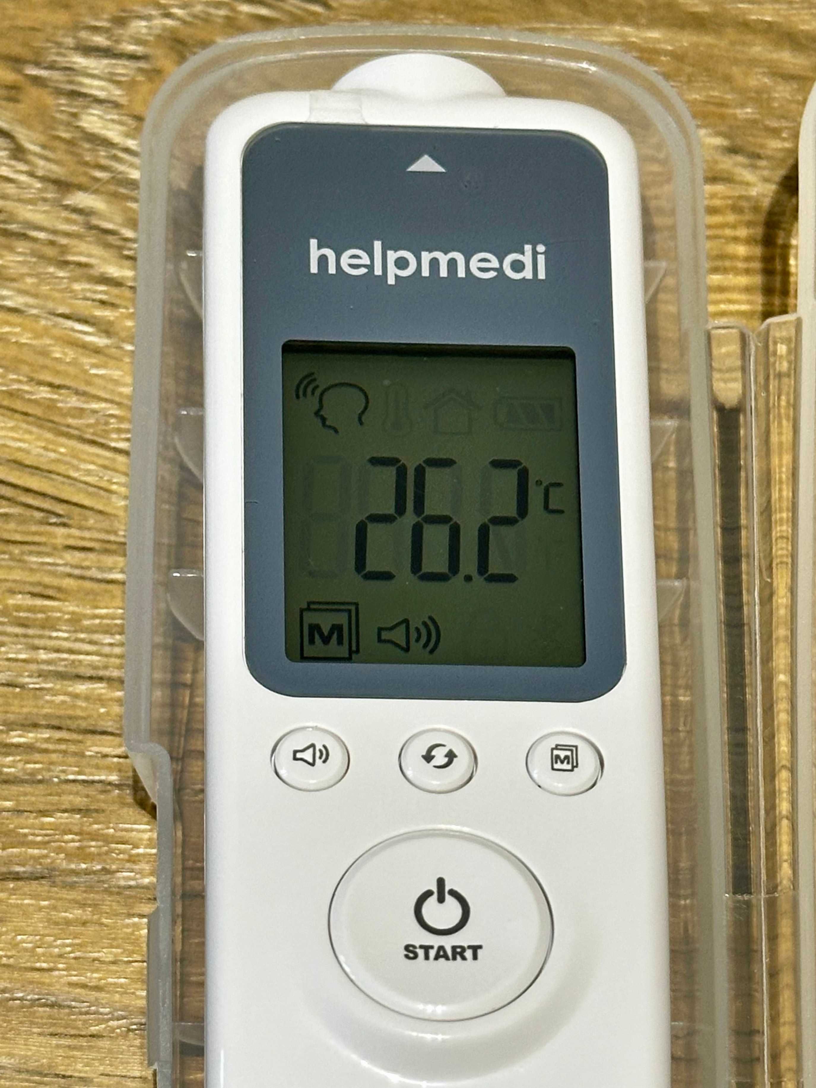 Termometr bezdotykowy HelpMedi Thermofinder biały