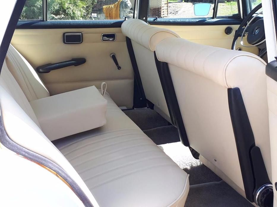 Auto do ślubu / samochód do ślubu Mercedes W110 biały skrzydlak retro