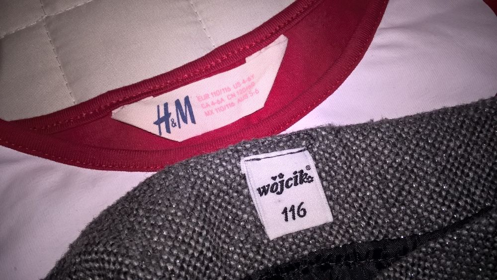 JAK NOWA spódniczka bombka/bluzka świąteczna H&M Wójcik r. 110/116