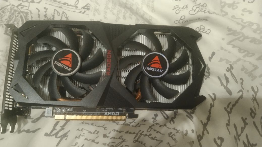 Відеокарта BIOSTAR amd rx 6600 xt 8GB (див опис)
