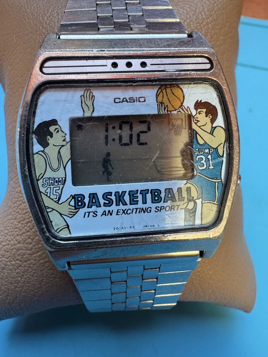 Zegarek Casio Basketball 209 GF-11 Sprawny (wylany wyświetlacz)