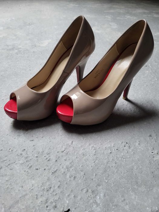 Buty na platformie obcasy szpilki 36