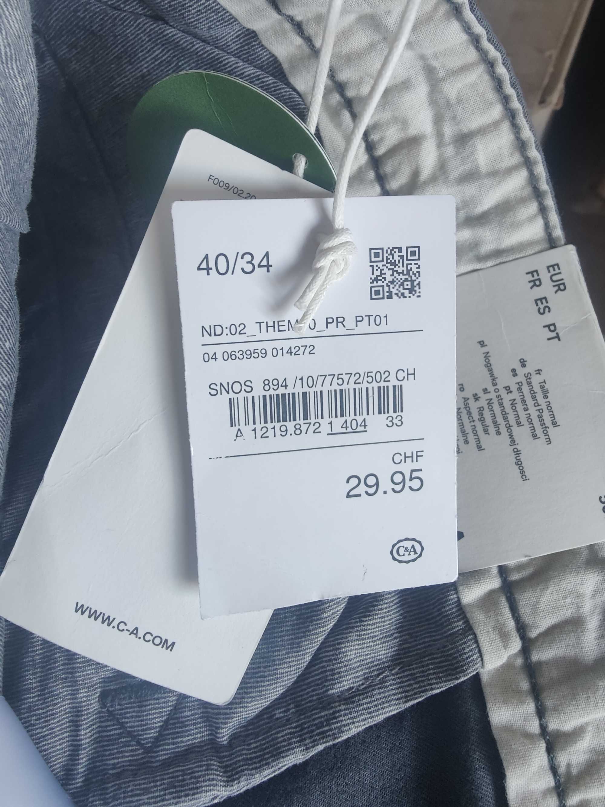 Джинсы (chino The Regular by C&A Buying Germany w40 stretch grey.