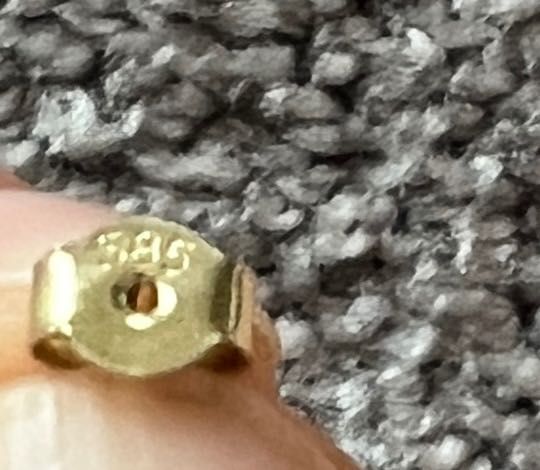 Золоті сережки, 585 проба