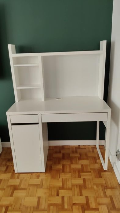 Sprzedam Białe biurko Ikea Micke z Nadstawką!!!