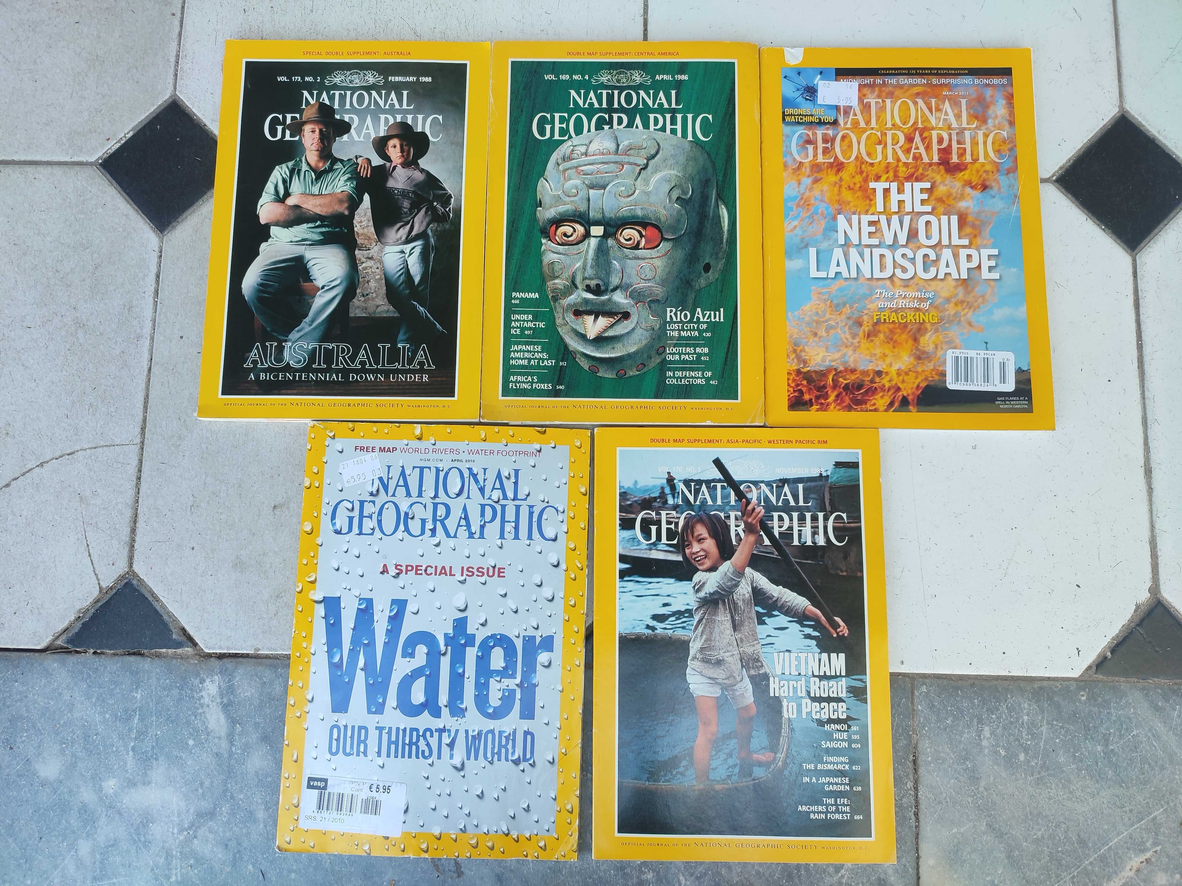 Lote 25 Revistas National Geographic - Edição Americana