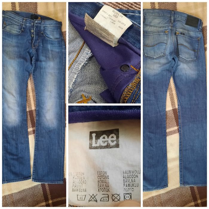 Джинсы прямого кроя