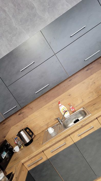 Modułowe meble kuchenne Vigo 260cm matera grafit stwórz własną kuchnię