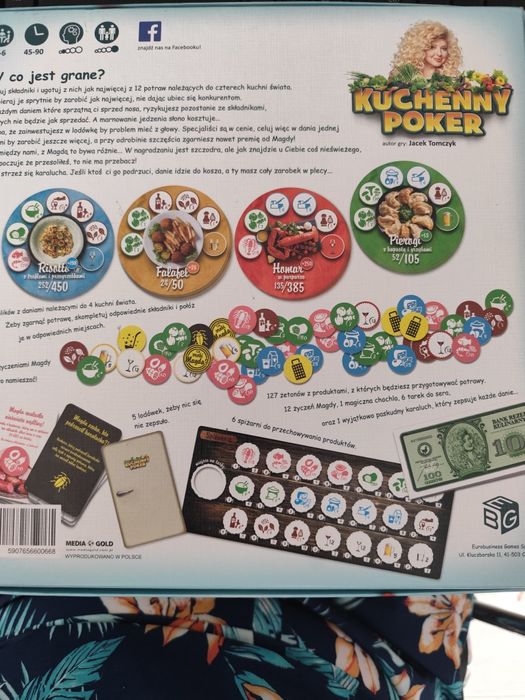 Kuchenny Poker gra planszowa