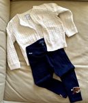 komplet sweter i legginsy Polo Ralph Lauren 24 msc | b.dobry stan