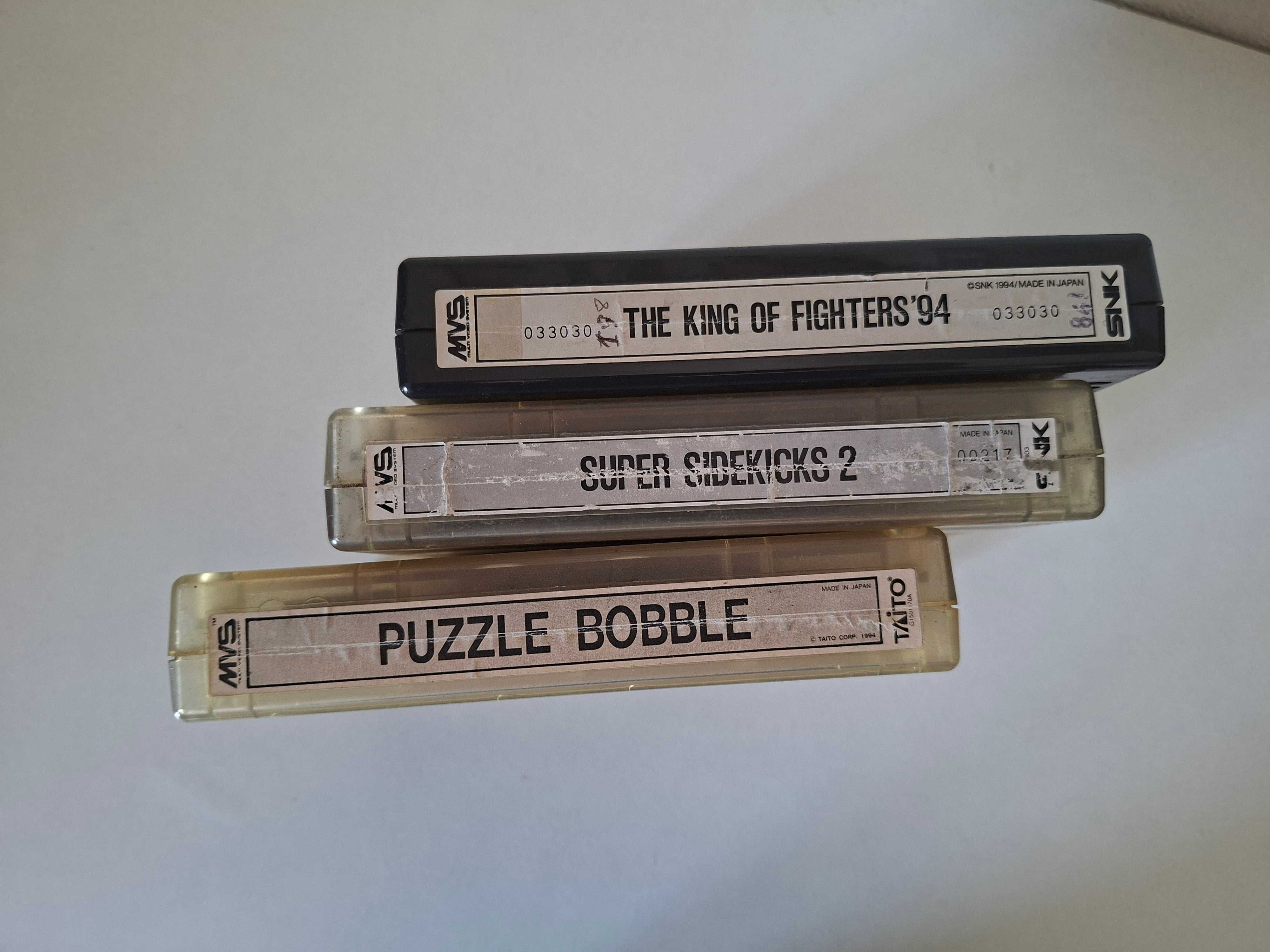 3 Jogos Neo Geo MVS | Puzzle Bobble , King of Fighters *Ler Desc*