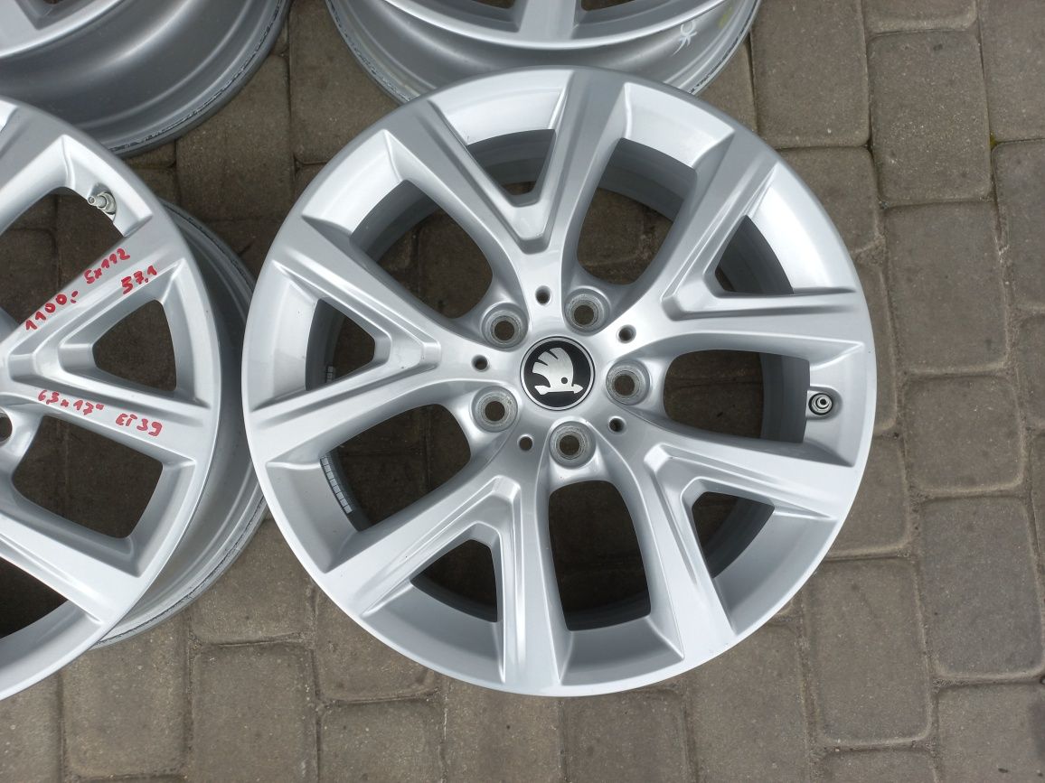 Felgi aluminiowe 17" 5x112 do Skoda