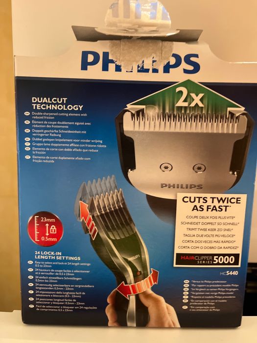 Aparador de cabelo e barba Phillips HC5440 novo
