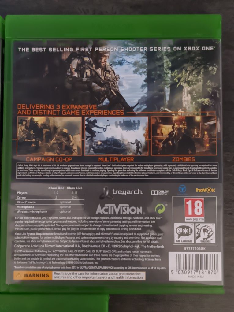 Игровой диск XBOX One Call of Duty