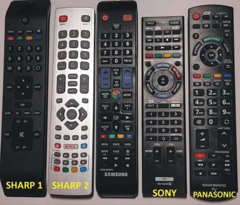 Pilot do telewizora LCD/HD/UHD/4K/SMART