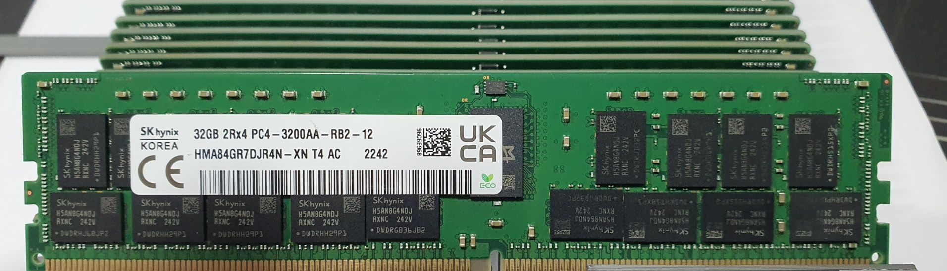 Ram DDR4 16gb/32gb/64gb 3200mhz ECC
