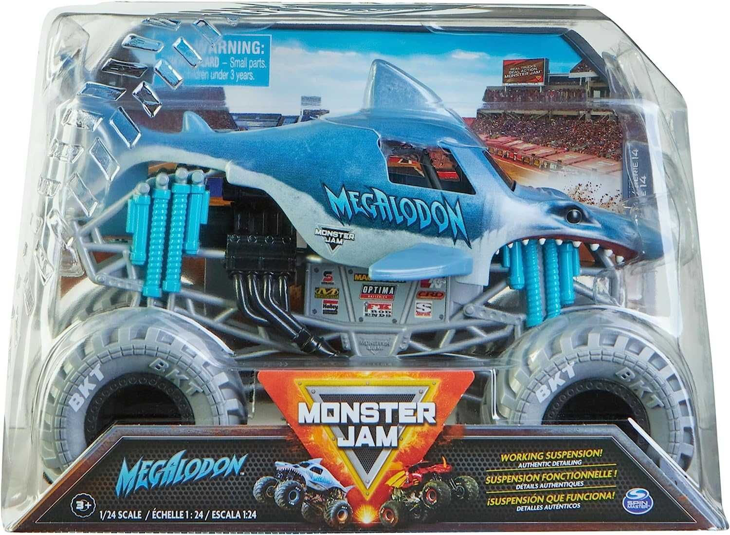 Великий Джип монстр трак Мегалодон Monster Jam Megalodon Monster Truck