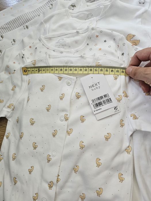 Zestaw pajacyków 7 sztuk Next rozmiar 80 cm