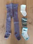 1 Meia Calça + 3 pares de meias - Tamanho 21/23