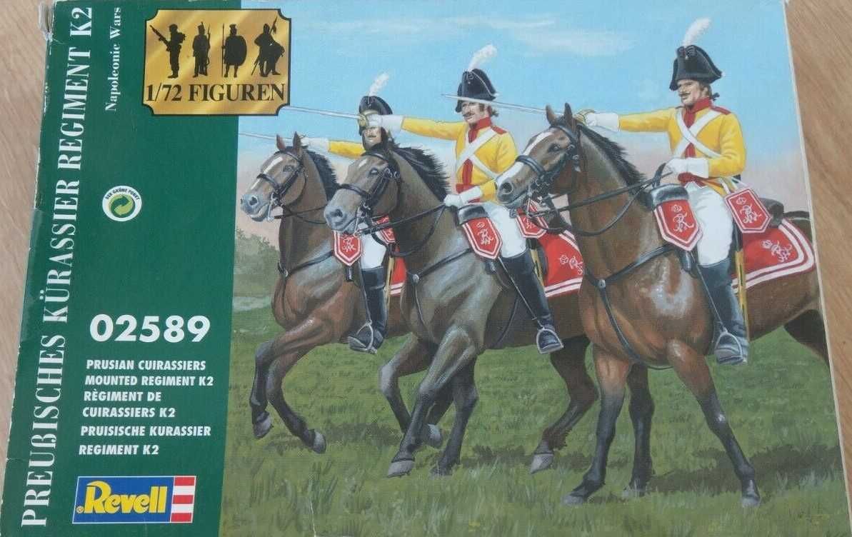 Figuras de modelismo, Couraceiros Prussianos, época napoleónica 1:72