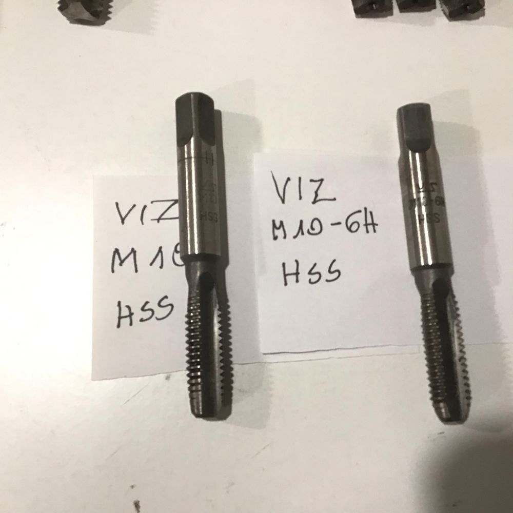 Gwintownik gwintowniki FWP Prl VIZ HSS M12 13 sztuk M10 2 sztuki