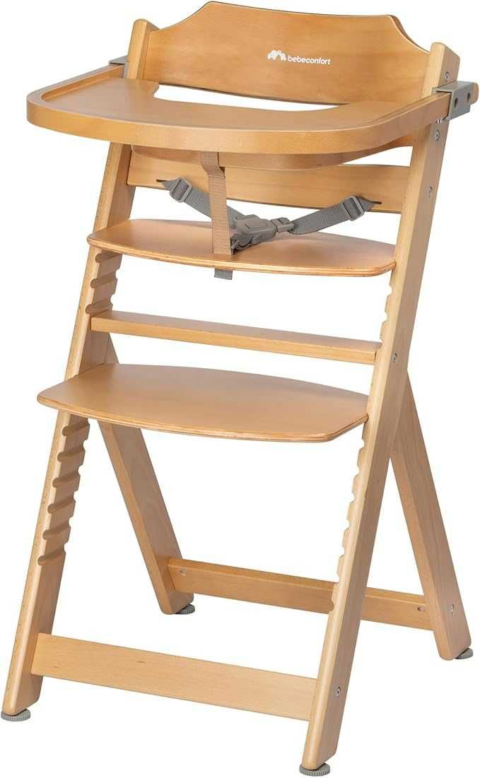 Bebeconfort Timba Krzesełko do Karmienia, Natural Wood max 30kg nowe