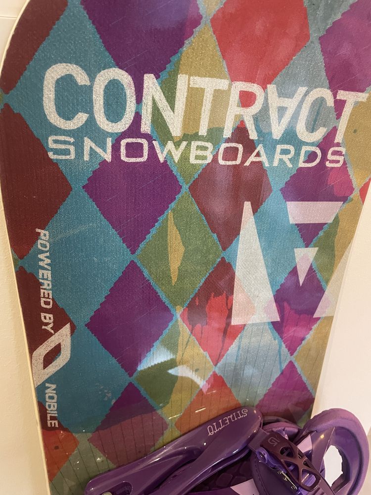 Snowboard Contract (Nobile) 146 + wiązania Butron
