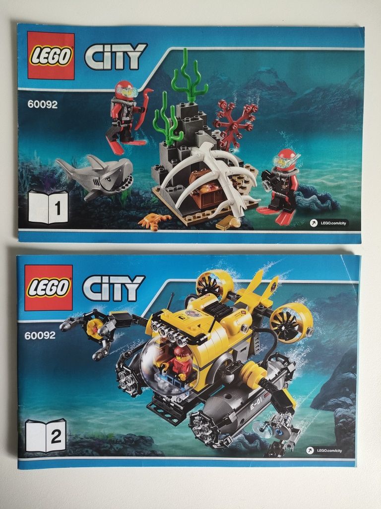 LEGO City nr 60092 - Łódź głębinowa + GRATISY