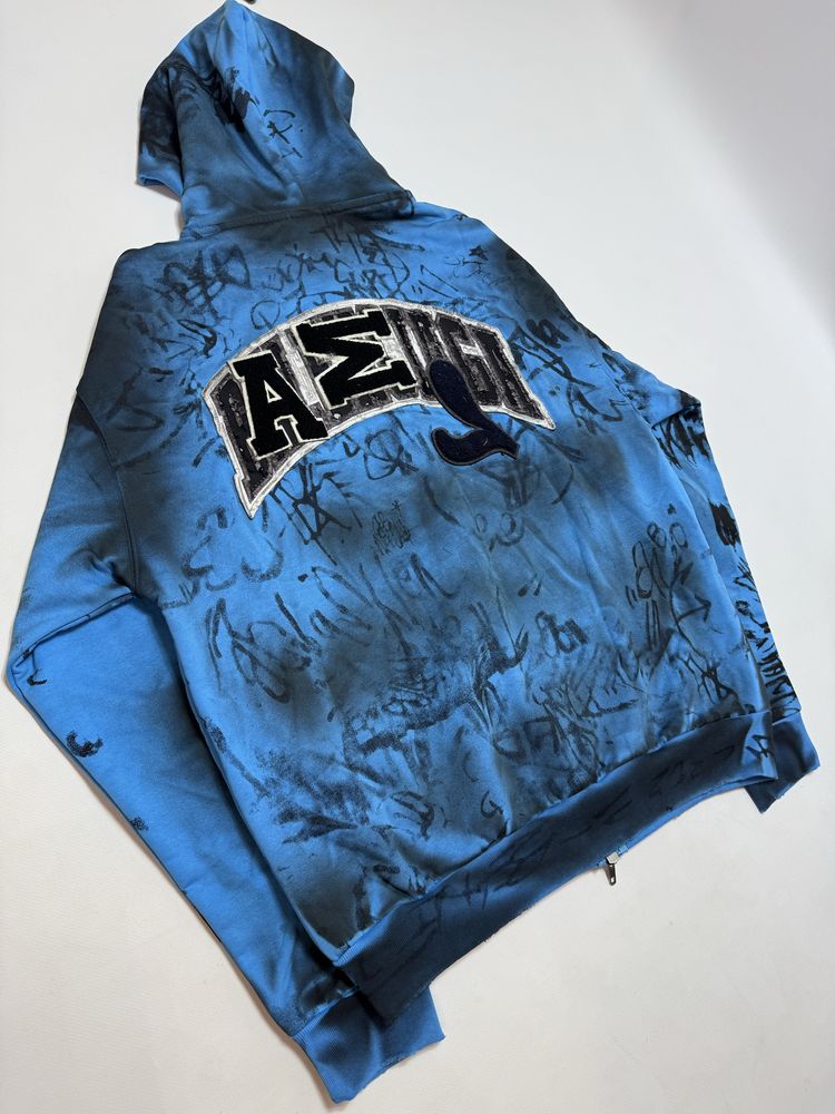 Зіп худі Balenciaga Graffiti Blue Skater Zip up S