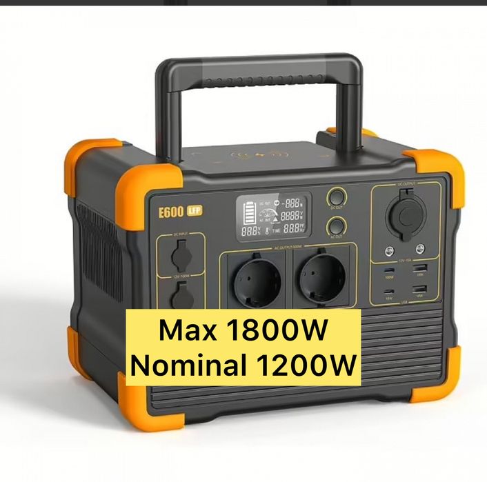 ЄВРОПА | Зарядна Станція Pecron E600 / 1800W / 1200W  / ЧИСТИЙ СИНУС