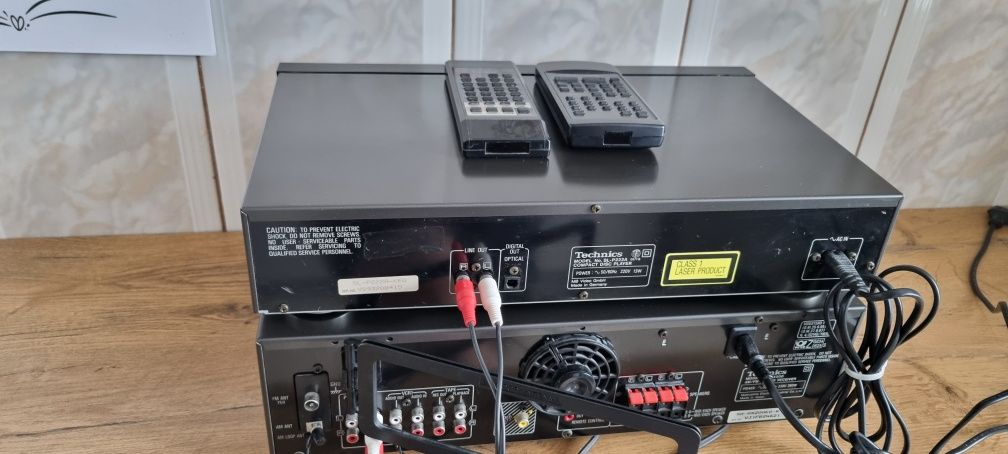 Amplituner Technics SA-GX200 , odtwarzacz CD SL-P 222A