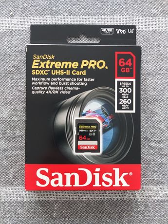 Karta pamięci SanDisk Extreme PRO 64GB V90 U3