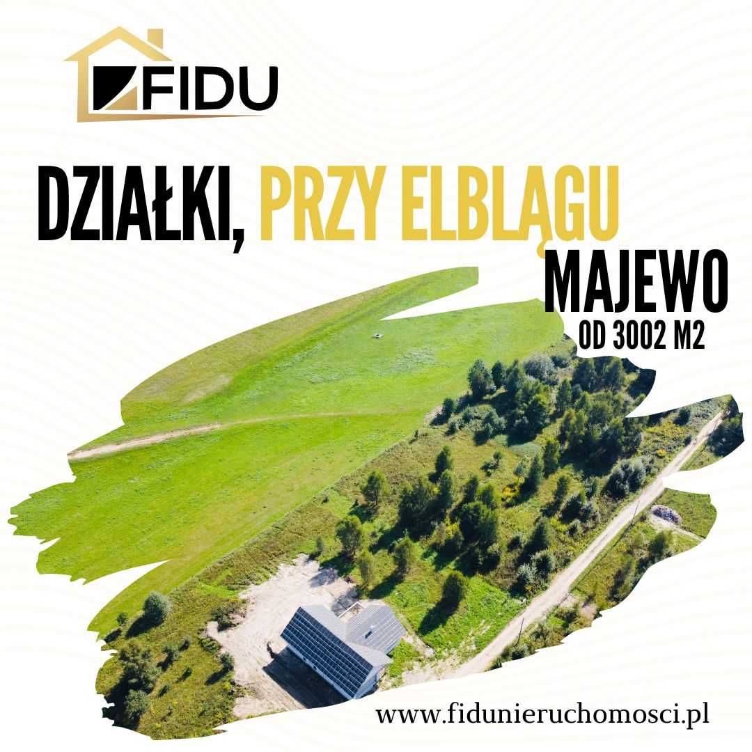 Duża DZIAŁKA Majewo pod zabudowę jednorodzinną / Elbląg / Milejewo