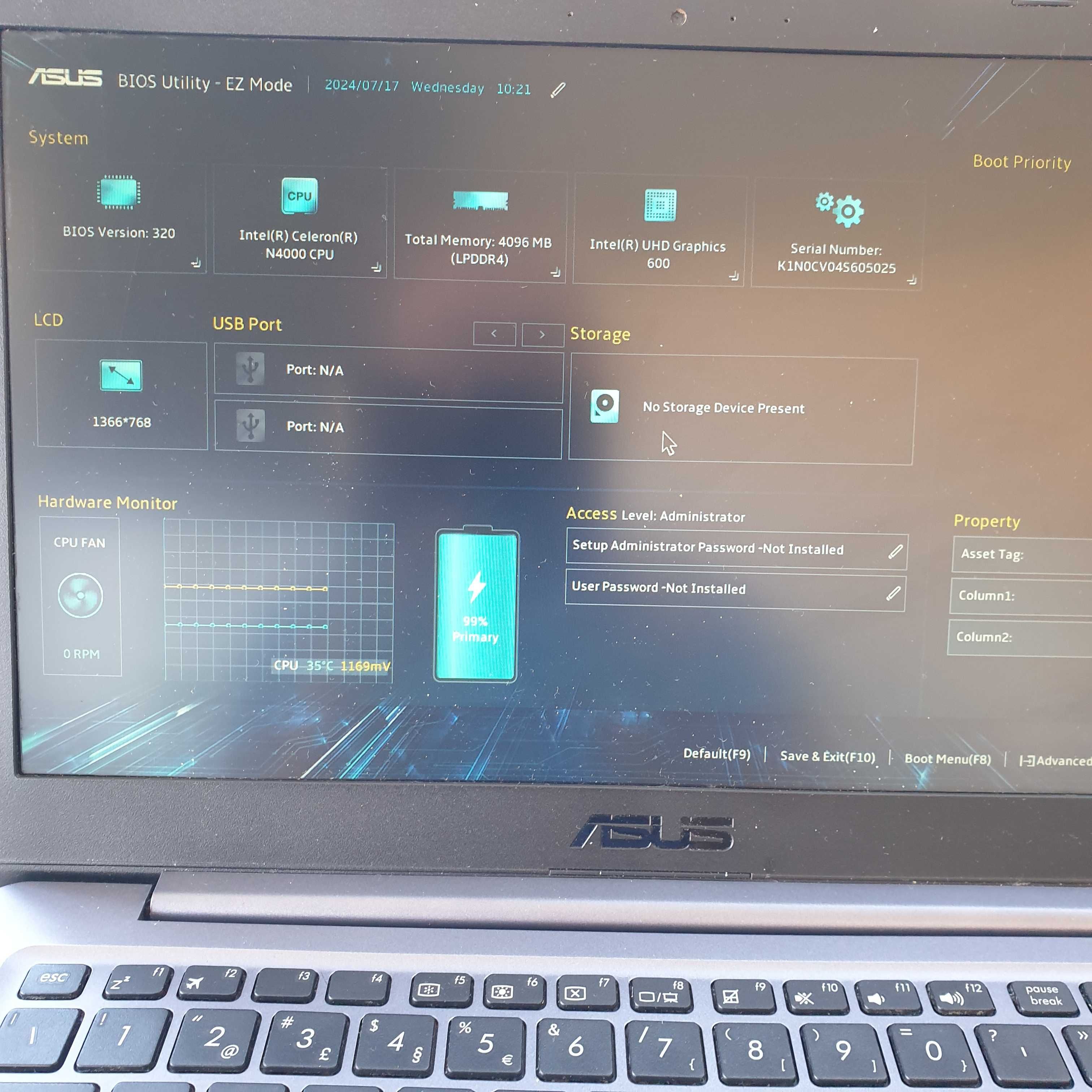 asus E406M teclado com carcaça touchpad, restantes peças sob consulta