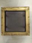 Kratka kominkowa metal mosiądz rustykalna Kratki.pl 17x17