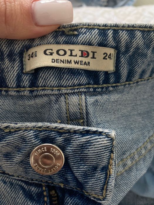 Джинси палаццо Goldi/ джинсы синие