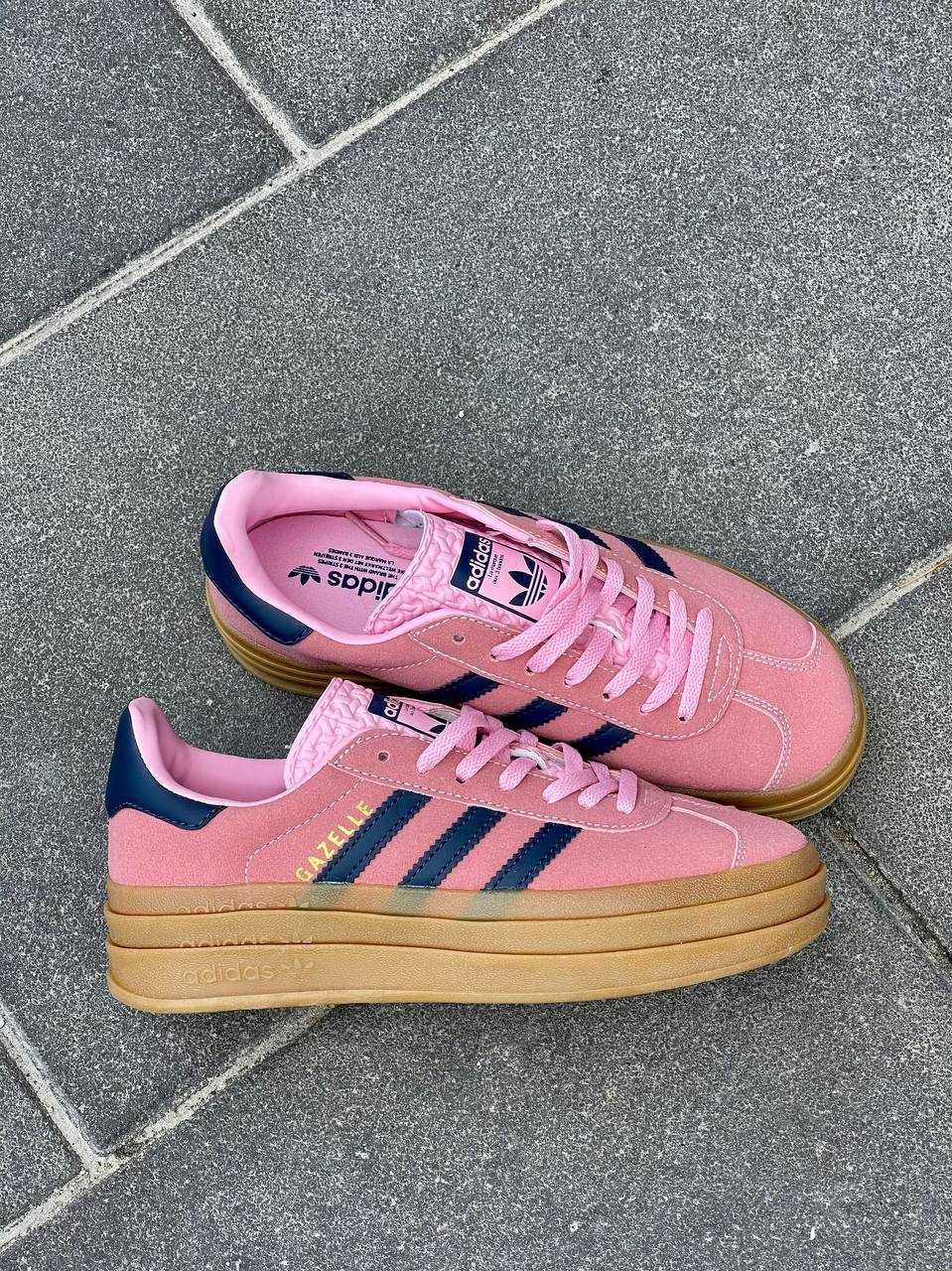 Жіночі кросівки Adidas Gazelle Bold Pink Glow (36-40 р.)