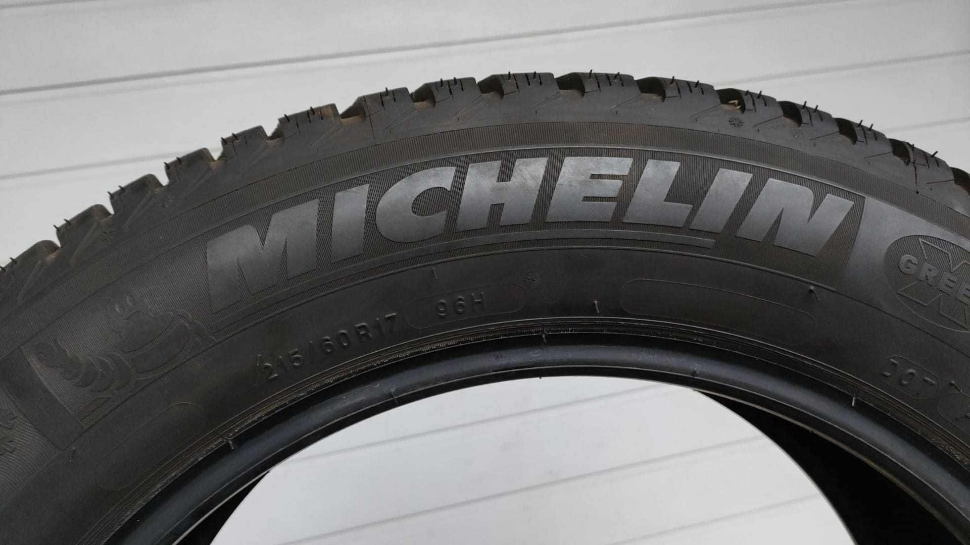 2 sztuki opony zima 215/60/17 Michelin Alpin A4 MO (OL235/O/H)