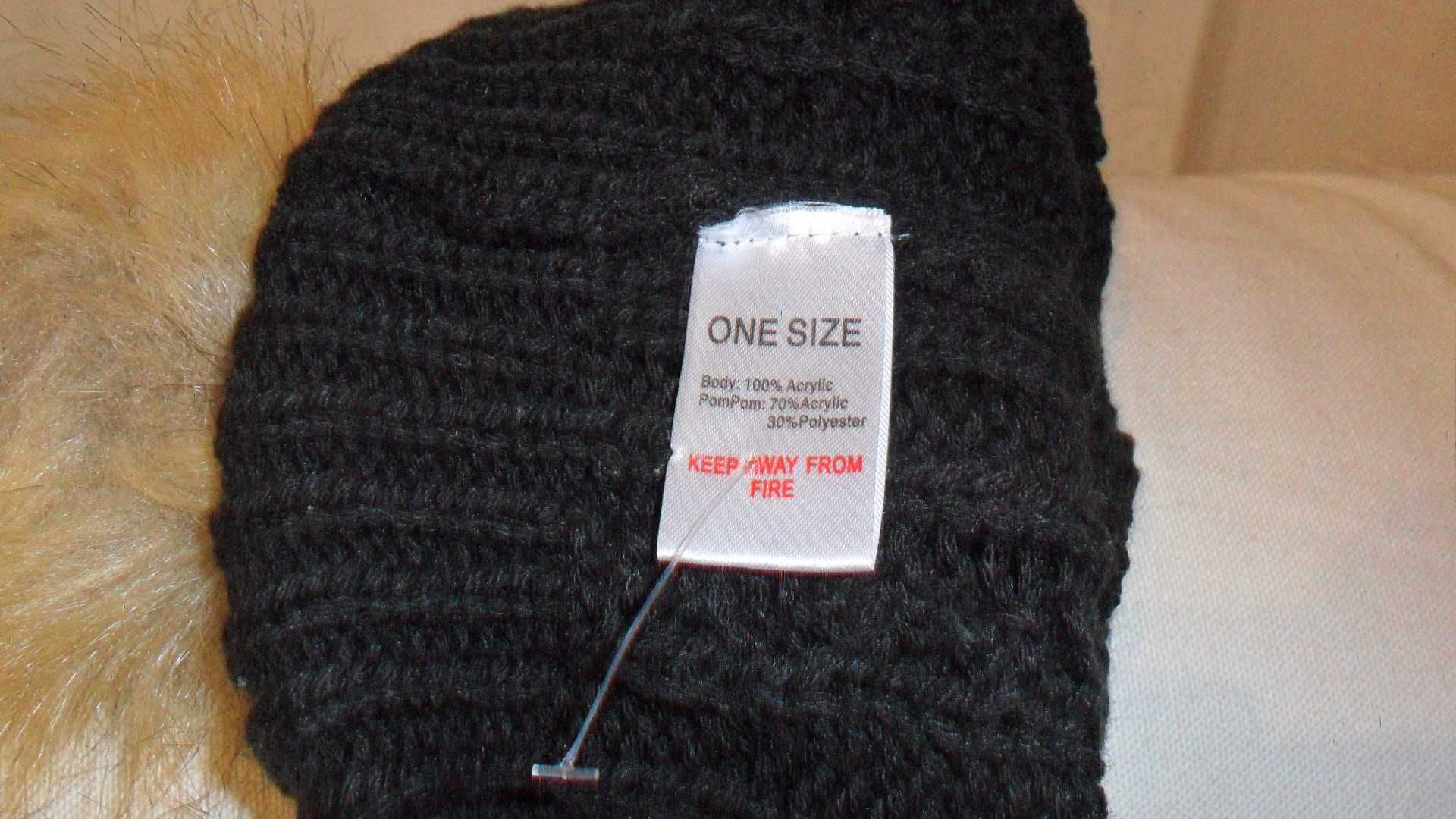 Шапка бини акрил one size